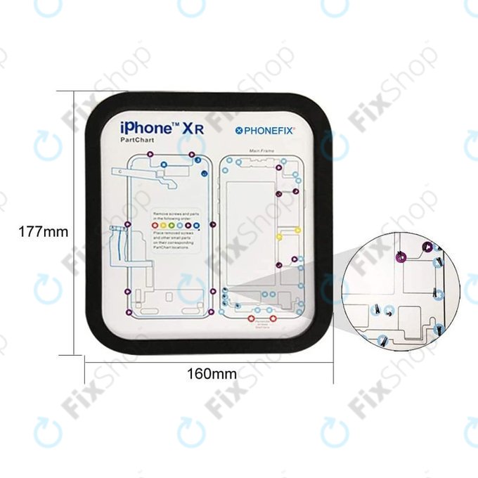 Tappetino magnetico per viti per iPhone 6 - 11 Pro Max