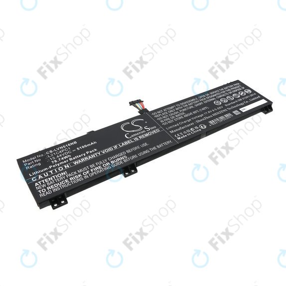 Batteria per Lenovo Legion 5 15ARH7H, 82RD0002SB, L21C4PC1, Li-Pol, 5100mAh, 15.44V, HQ