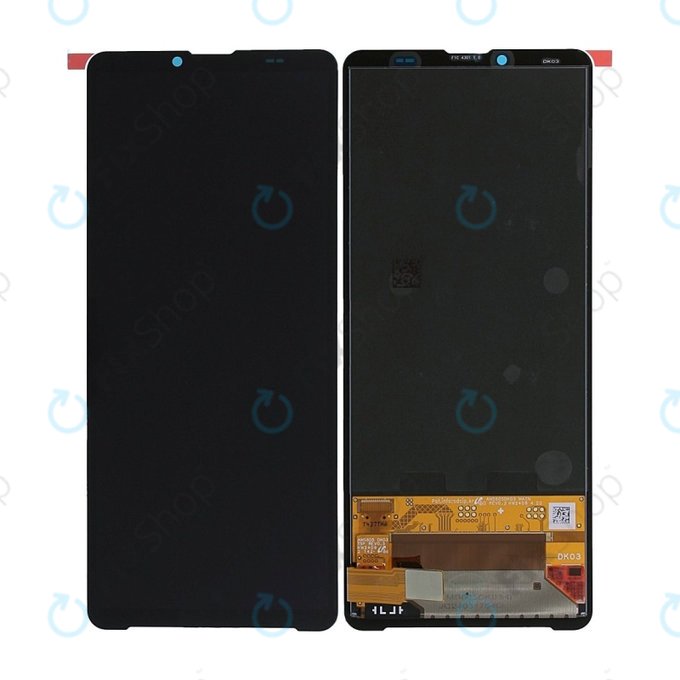 Schermo LCD per Sony Xperia 10 VI, Vetro touch senza cornice, 101947211, Genuine Service Pack
