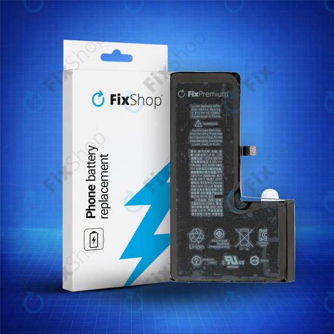 Batteria per iPhone XS, 2658mAh, FixPremium