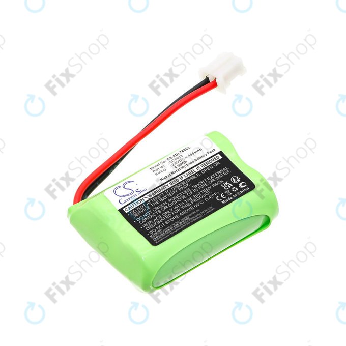 Batteria per SWITEL MD9300, 9500, AUDIOLINE Dect 7500, 7501, SL30013, Ni-MH, 400mAh, 2.4V, HQ
