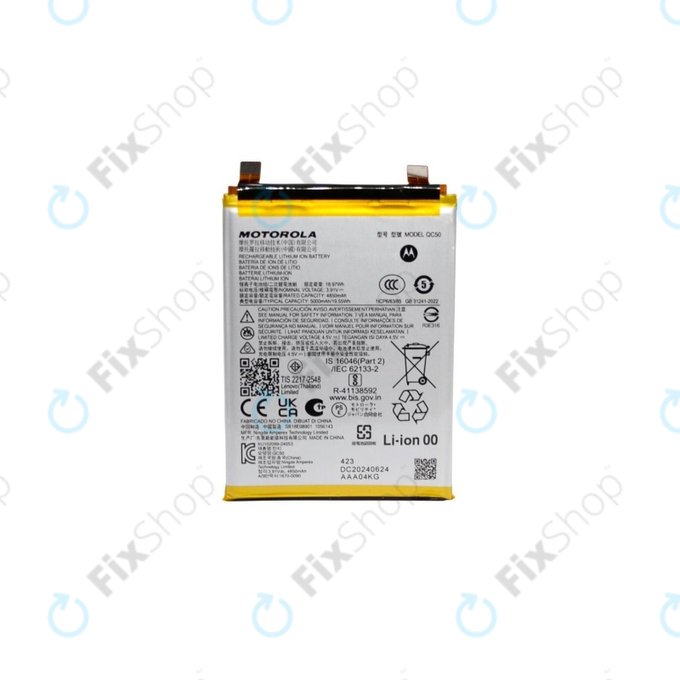 Batteria per Motorola Edge 50 Fusion, QC50, SB18E08901, 5000mAh, Genuine Service Pack
