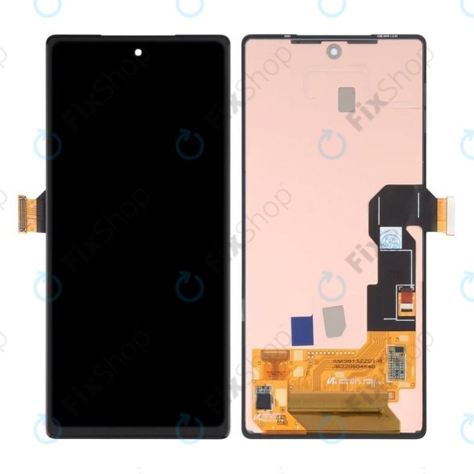 Schermo OLED per Google Pixel 6a GX7AS GB62Z, Vetro touch senza cornice