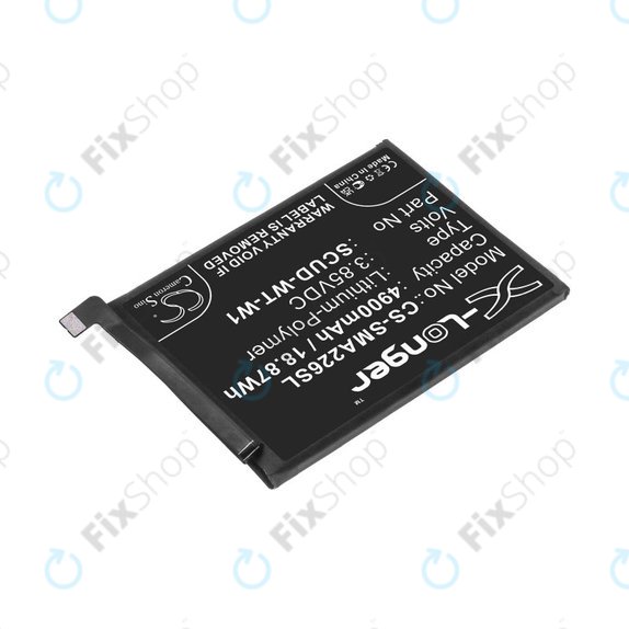 Batteria per Samsung A22 5G A226B, 4900mAh, Li-Pol, 3.85 V, SCUD-WT-W1, HQ