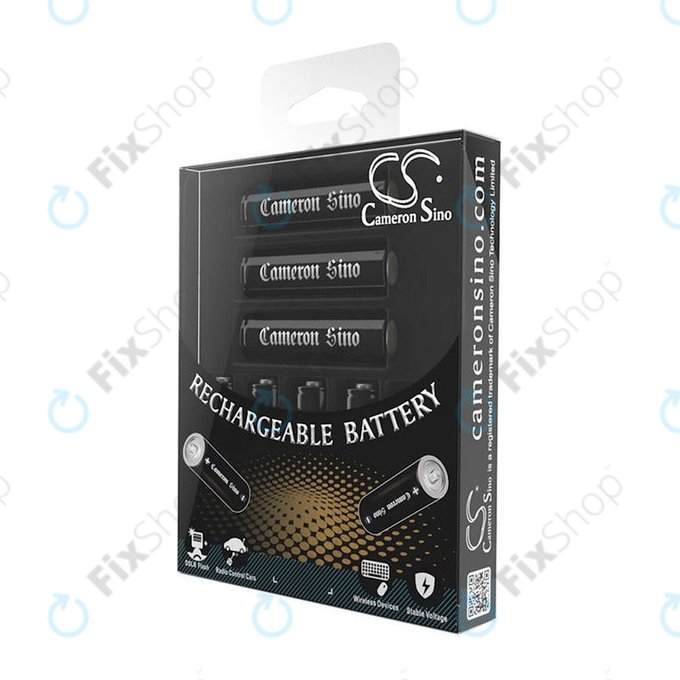 Batteria ricaricabile, CameronSino AA, 8pz, 2200mAh, Ni-MH, 1.2V, –, HQ
