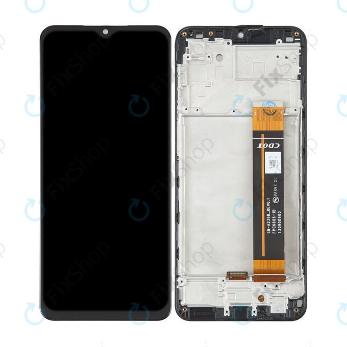 Schermo per Samsung A23 5G A236B, Vetro touch con cornice