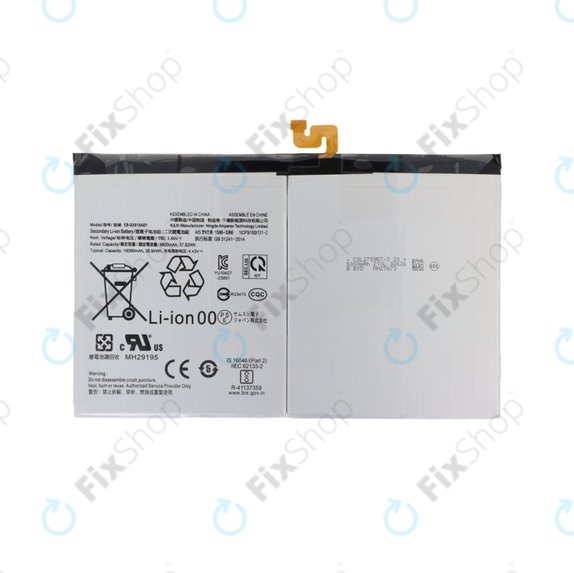 Batteria per Samsung Galaxy Tab S9 FE+ X610, X616B, S9+ X810, X816B, EB-BX818ABY, 10090mAh