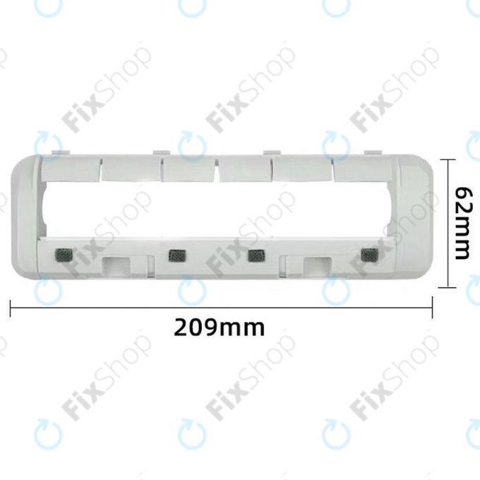 Cover spazzola principale per Xiaomi Mi Robot Vacuum Mop X10+, serie Dreame, White