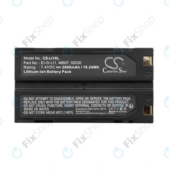 Batteria per BCI Capnocheck II Capnograph, MCR1821J/1-H, Li-Ion, 2600mAh, 7.4V, HQ