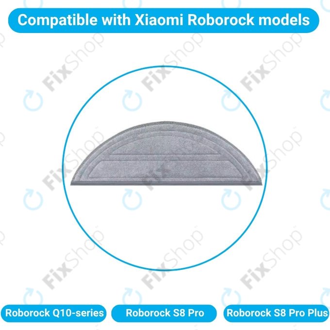 Panno lavapavimenti, 2 pz. per Xiaomi Roborock Q10-series, S8 Pro, S8 Pro Plus