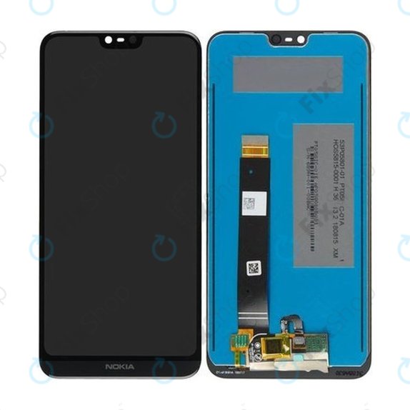 Schermo LCD per Nokia 7.1, Vetro touch senza cornice