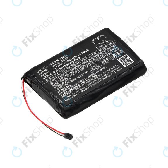 Batteria per Garmin Zumo 340LM, 350LM, 390LM, 361-00059-00, Li-Pol, 1800mAh, 3.7V, HQ