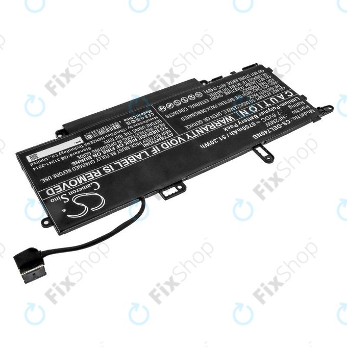 Batteria per Dell Latitude 7310 2-in-1, 7400 2-in-1, NF2MW, Li-Pol, 6750mAh, 7.6V, HQ