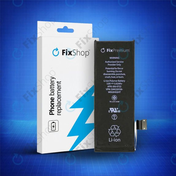 Batteria per iPhone 5S, 1560mAh, FixPremium