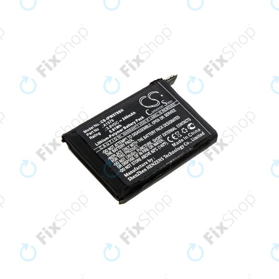 Batteria per Apple Watch 1 42 mm, 240mAh, Li-Pol, 3.8 V, A1579, HQ