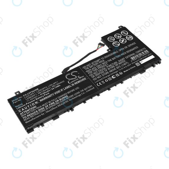 Batteria per Lenovo IdeaPad 5 Pro 14ITL6, L20C3PF1, Li-Pol, 4750mAh, 11.52V, HQ