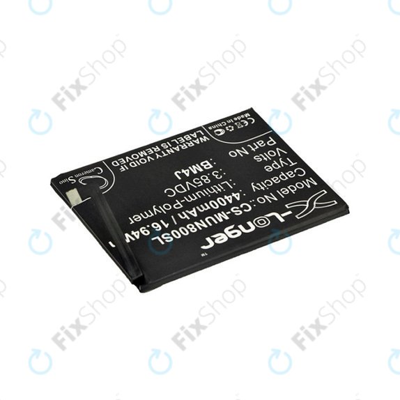 Batteria per Xiaomi Redmi Note 8 Pro, 4400mAh, Li-Pol, 3.85 V, BM4J, HQ