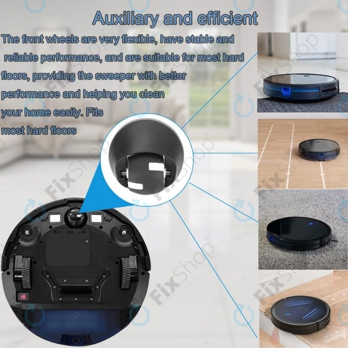 Ruota anteriore per Eufy Robovac serie, Black