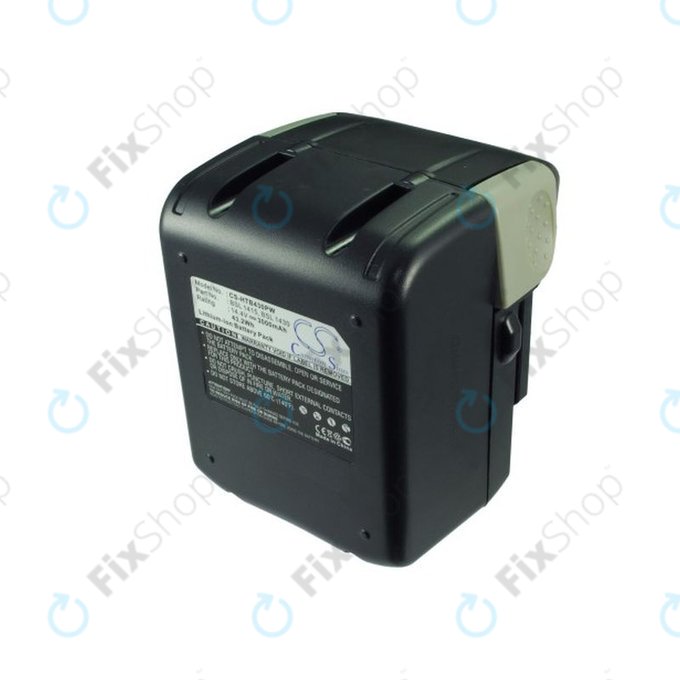 Batteria per Hitachi C 14dsl, Dv 14dbl, Wh 14dbl, BSL 1415, BSL 1430, Li-Ion, 3000mAh, 14.4V, HQ