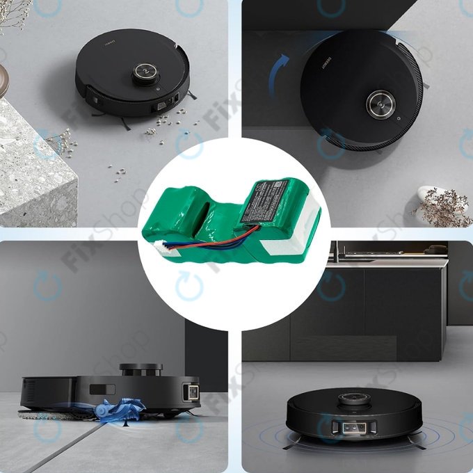 Batteria per iRobot Roomba Combo-seriess, Ecovacs Deebot-seriess, 4720110, DM88, DM88, Ni-MH, 3000mAh, 12.0V, HQ