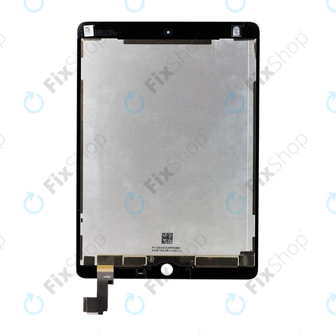 Schermo LCD per iPad Air 2, Black, Vetro touch senza cornice, Refurbished