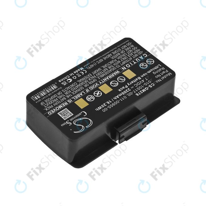 Batteria per Garmin GPSMAP 276, 296, 376, 378, 478, 495, 010-10517-00, Li-Ion, 2200mAh, 7.4V, HQ