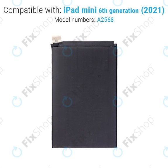 Batteria per iPad Mini 6, Mini (2024), 5124mAh, A2522