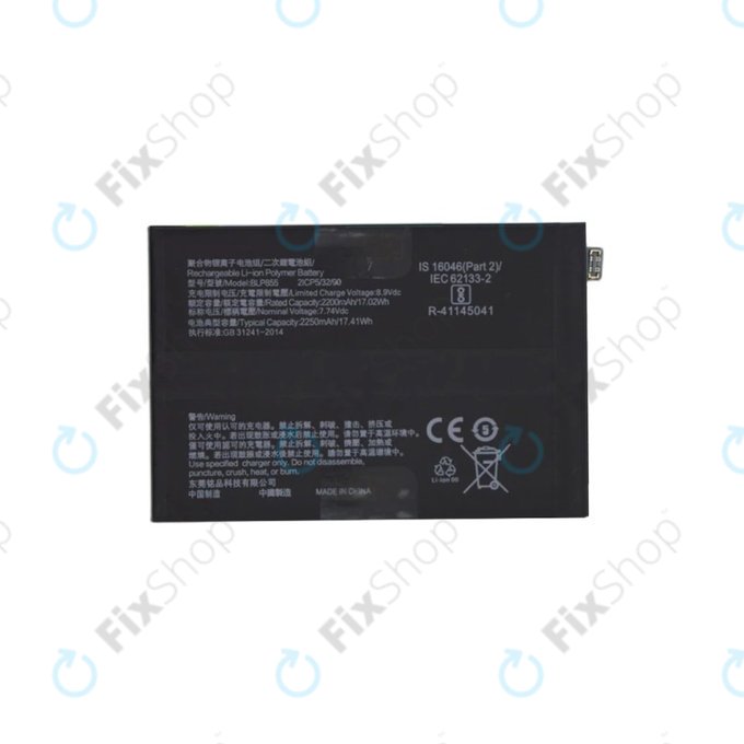 Batteria per Oppo Reno 8 CPH2359, BLP855, 4500mAh