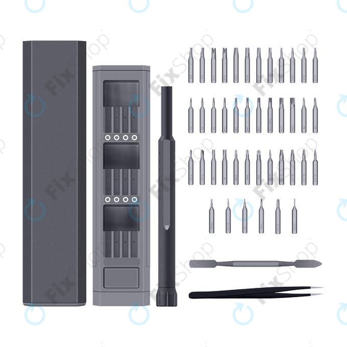 Set cacciaviti di precisione per riparazione telefoni e PC 44 in 1, Kingsdun