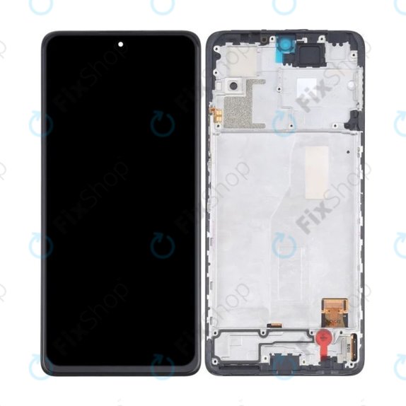 Schermo OLED per Xiaomi Redmi Note 10 Pro, Black, Vetro touch con cornice