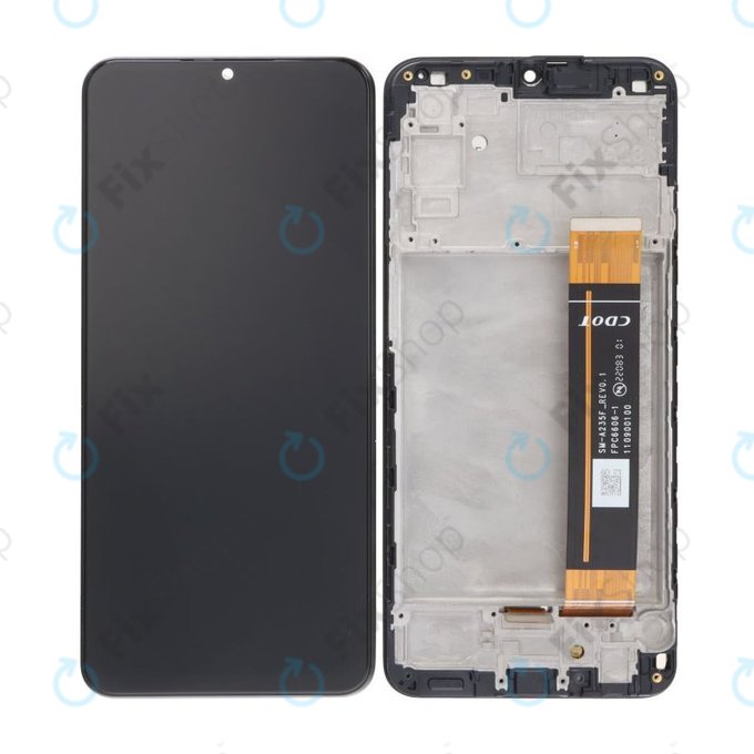 Schermo per Samsung A23 A235F, Vetro touch con cornice