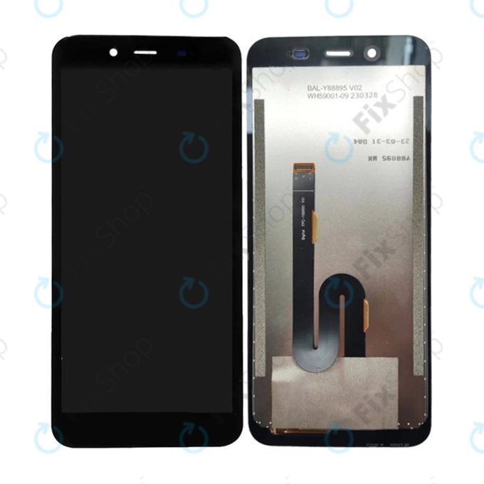 Schermo LCD per Ulefone Power Armor 16 Pro, Vetro touch senza cornice