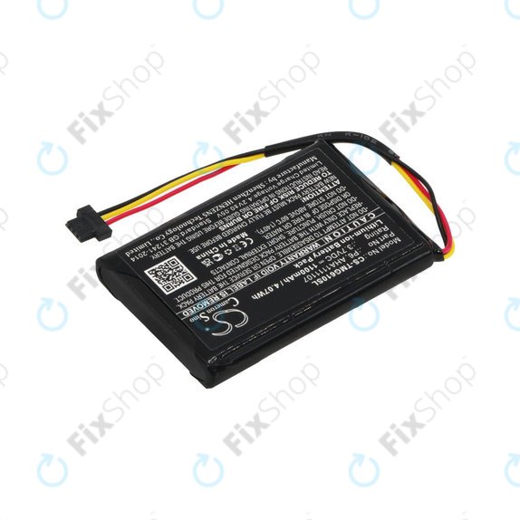Batteria per TomTom Go 610, LAHA1111107, Li-Ion, 1100mAh, 3.7V, HQ