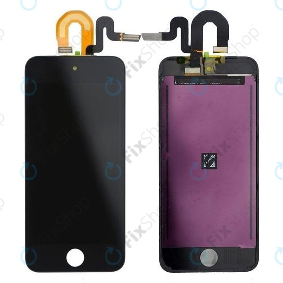 Schermo LCD per iPod Touch (5th Gen, 6th Gen, 7th Gen), Black, Vetro touch con cornice