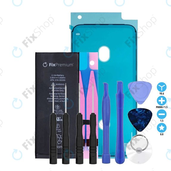 Batteria per iPhone 7, 1960mAh, Adesivo, Attrezzi, FixPremium