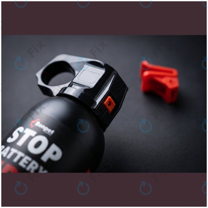 Bonpet Spray estinguente per batterie al litio, 500 ml, E-Bike & Scooter Edition