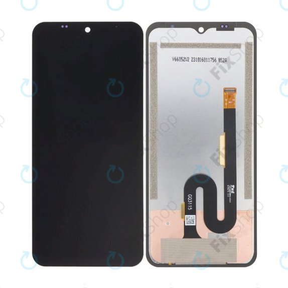 Schermo LCD per Ulefone Armor 22, Vetro touch senza cornice