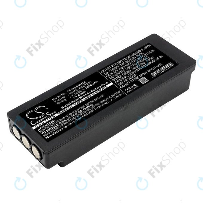 Batteria per Scanreco 590, Cifa, Effer, RSC7220, Ni-MH, 3000mAh, 7.2V, HQ
