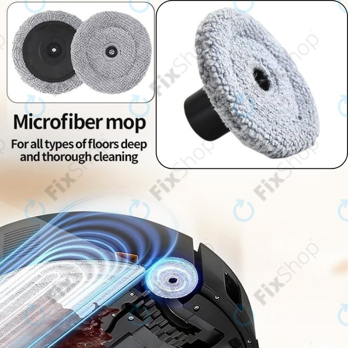 Panno lavapavimenti laterale, 2 pz. per Xiaomi Roborock Saros 10