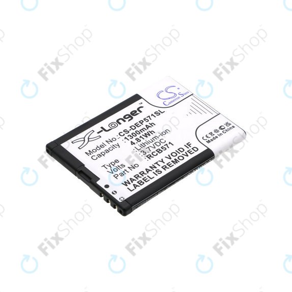 Batteria per CPA Halo 11, 1300mAh, Li-Ion, 3.7 V, RCB571, HQ