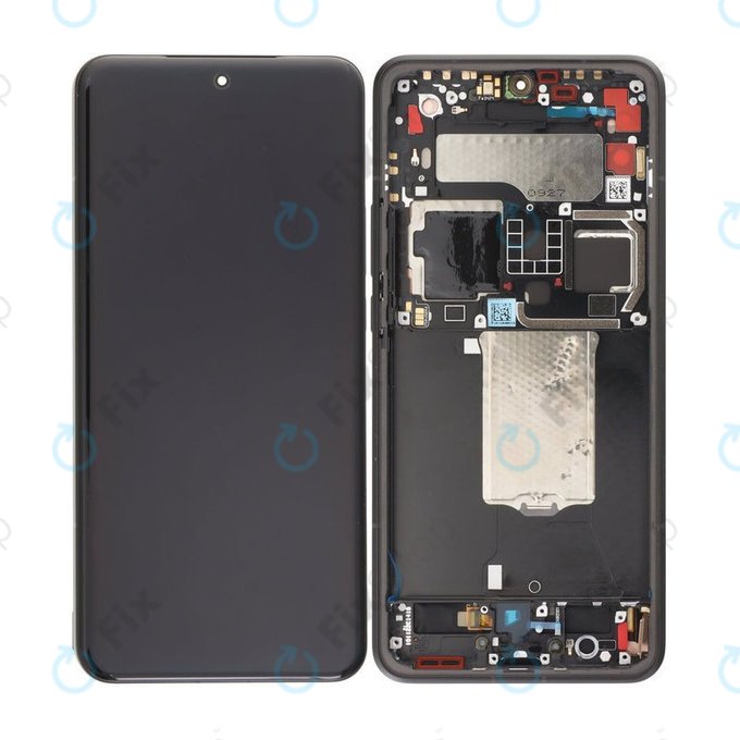 Schermo OLED per Xiaomi 15 Ultra 5G, Black, Vetro touch con cornice