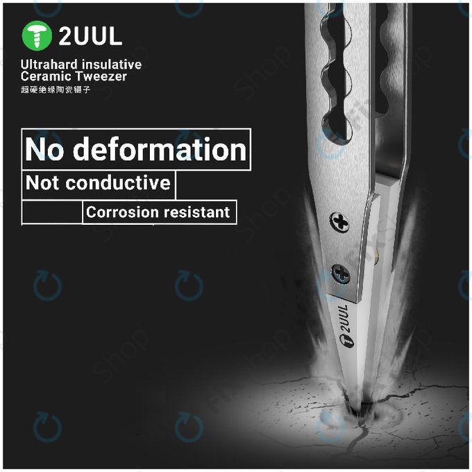 Pinzetta di precisione ceramica isolata, 2UUL TW31