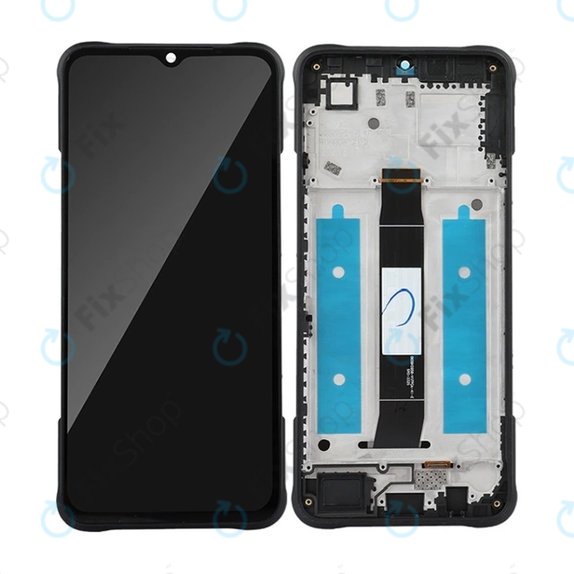 Schermo per Umidigi G5 Mecha, Black, Vetro touch con cornice