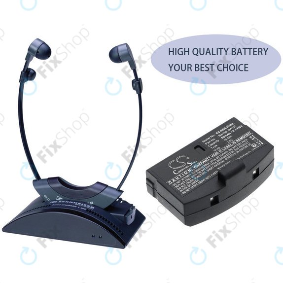 Batteria per Sennheiser, BA150, Ni-MH, 2.4V, 60mAh, HQ