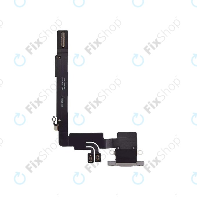 Connettore di ricarica con Cavo flex per iPhone 16 Pro Max, White Titanium