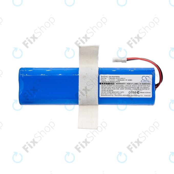 Batteria per Zaco V3, V40, V5s Pro, V5x, Silvercrest SSWR A1, SSWR B1, SSR 3000 A1, 18650B4-4S1P-AGX-2, Li-Ion, 2600mAh, 14.4V, HQ