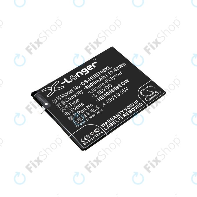 Batteria per Huawei Y7, HB406689ECW, Li-Pol, 3.85V, 3900mAh, HQ