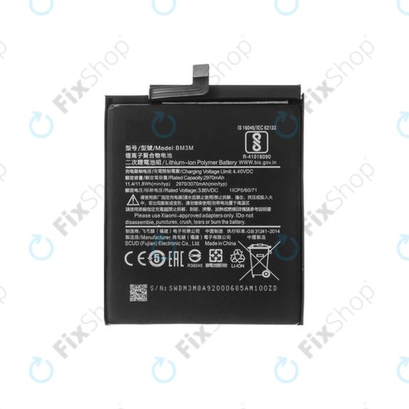 Batteria per Xiaomi Mi 9 SE, BM3M, 3070mAh
