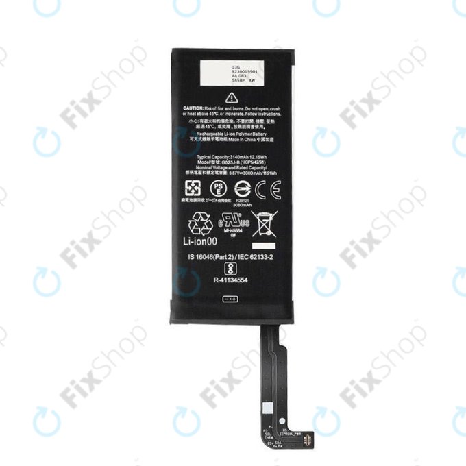 Batteria per Google Pixel 4a 4G, G025J-B, 3140mAh