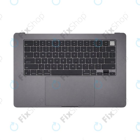 Top case con tastiera US e batteria per MacBook Air 15", A3114 (2024), Space Gray, 661-34895, Genuine Apple